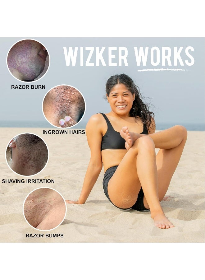 Wizker Ingrown Hair Brush, All-In-One Exfoliating Face Body Scrubber - Image 3